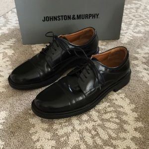 EUC! JOHNSTON & MURPHY BLK Men’s Shoes 10M